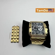 Invicta $4299 SHAQ 33741 Men's Watch 47mm 3.28ct Diamond Swiss Ronda Gold Steel