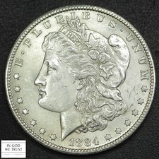 1884 CC Carson City Morgan Silver Dollar $1 (MS BU)