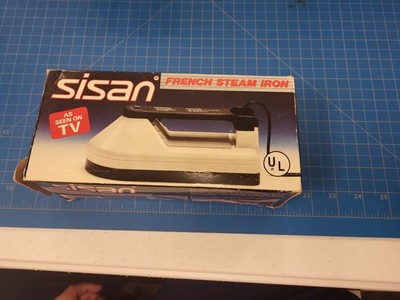 Sisan French Steam Iron Vintage HV 003 Taiwan Made Clothes Steamer