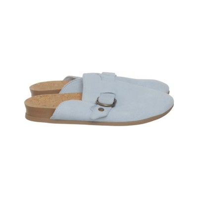 Reef, Pantoletten, Größe: 37 1/2, Leder, Blau, Damen #kNK