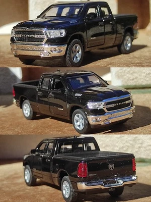 1/51 Dodge Ram Quad-Cab / Crew-Cab V8 5.7 Hemi 4x4 Pickup US Usa Miniature Métal - Photo 1/4