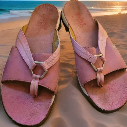 Timberland Smart Comfort System Sandali in pelle da trekking sentiero taglia 9 5 rosa