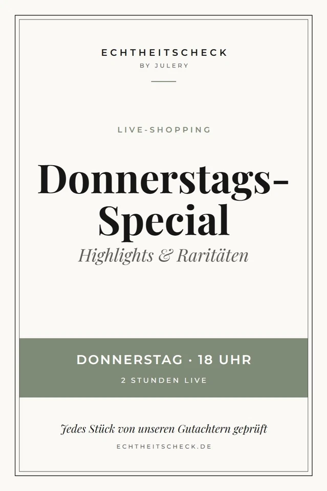 Donnerstags-Special: Designer-Highlights live am Abend