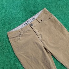Lands-end Women's Tan and Cream Trousers