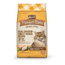 Grain Free Dry Cat Food Chicken Sweet Potato Recipe 4 lb Bag for Adult Cats