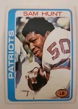 1978 Topps Football Card 461 Sam Hunt New England Patriots 
