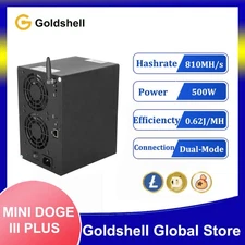Goldshell Mini DOGE III Plus LTC&Doge Miner 810MH/S 500W LTC&Doge Coin Miner