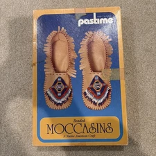 Pastime “Beaded Moccasins” kit, “A Native American Craft”