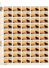 U.S. SET OF 3 SHEETS OF 50 SCOTT#1504-1506 1974 RURAL AMERICA ISSUE ALL MNH