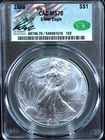 2006 Silver Eagle CAC MS70 💎 1oz .999 ASE Ron Drzewucki 🔥 LOT 626