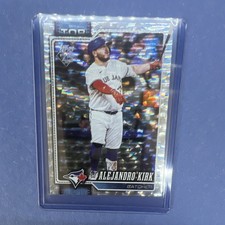 Topps Alejandro Kirk Toronto Blue Jays Foil Silver Crackle Foil Baseball Card