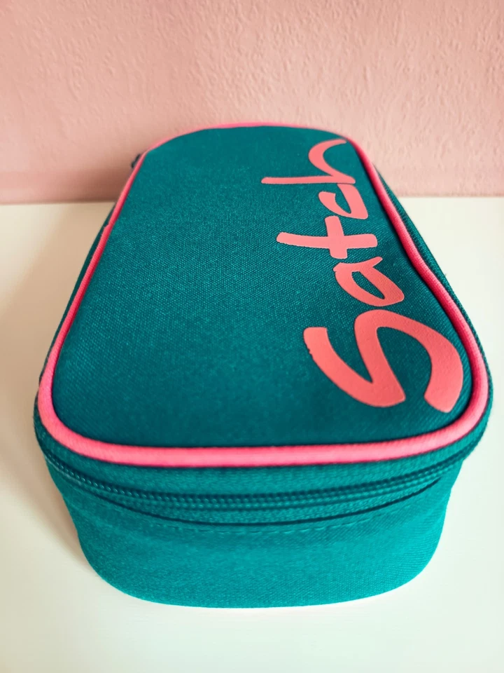 Satch Schulmäppchen Schlamperbox türkis pink Weihnachten - Bild 3 von 4