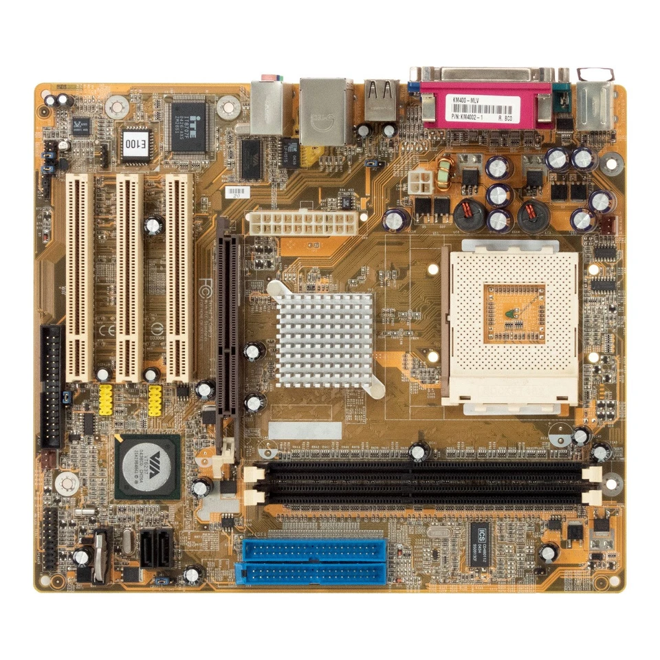 Motherboard Micro-Atx DFI KM400-MLV Socket 462 (A) DDR AGP PCI - Image 2 of 3