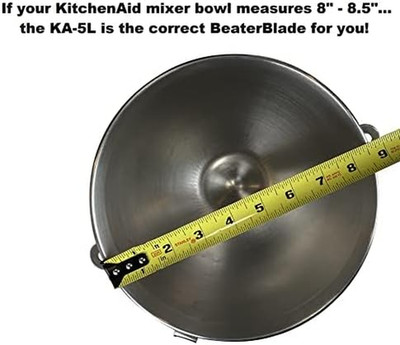New Metro KA-5L Original Beater Blade Works W/ Most Kitchenaid 5 Qt Bowl-Lift...