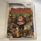 Rampage Total Destruction - Nintendo Wii Complete in Box CIB. Tested Works