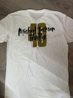 Michael Jackson Thriller 40 t shirt short sleeve