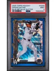 2025 Topps Holiday - Shohei Ohtani #H200 Holiday Blue Metallic Glitter PSA 9