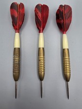 Vintage Unicorn Red-Black Feather Darts With Case- Code 03225