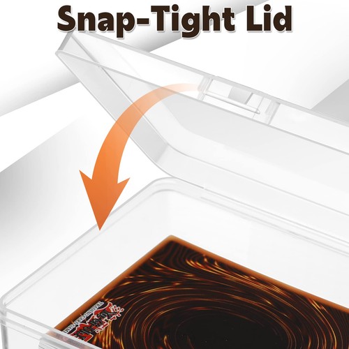 Spieldeck Karten Aufbewahrungsbox Plastikkartenboxen kompatibel mit 100 Mtg Hold... - Bild 3 von 7