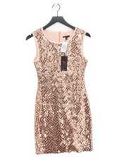 Mandi Bodycon Mini Dress UK8 in Gold