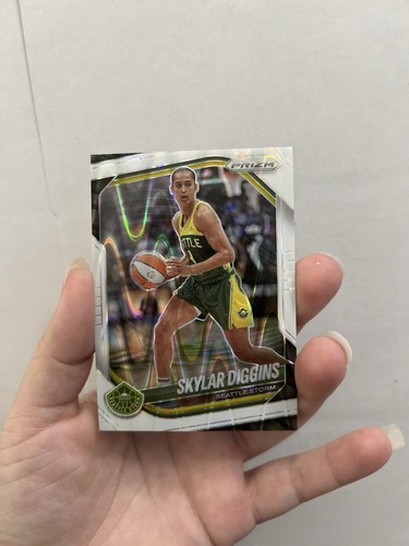 Panini 2025 Prizm WNBA Skylar Diggins Seattle Storm Prizm #123 white seismic
