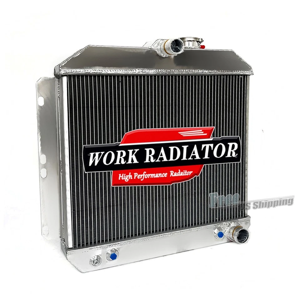 Radiator Fit 1949-1954 1950 51 Chevy/Chevrolet Bel Air/Fleetline/Styleline I6 V8 — 第 3/4 张图片