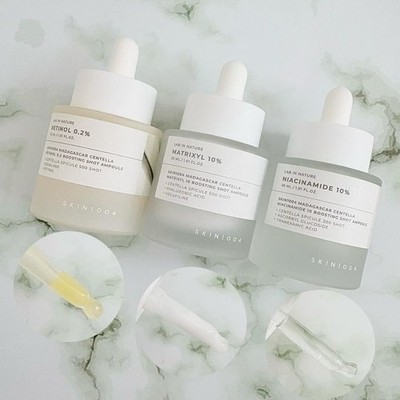 SKIN1004 LAB IN NATURE Triple Boost Ampoule Set, Matrixyl , Niacinamide, Retinol