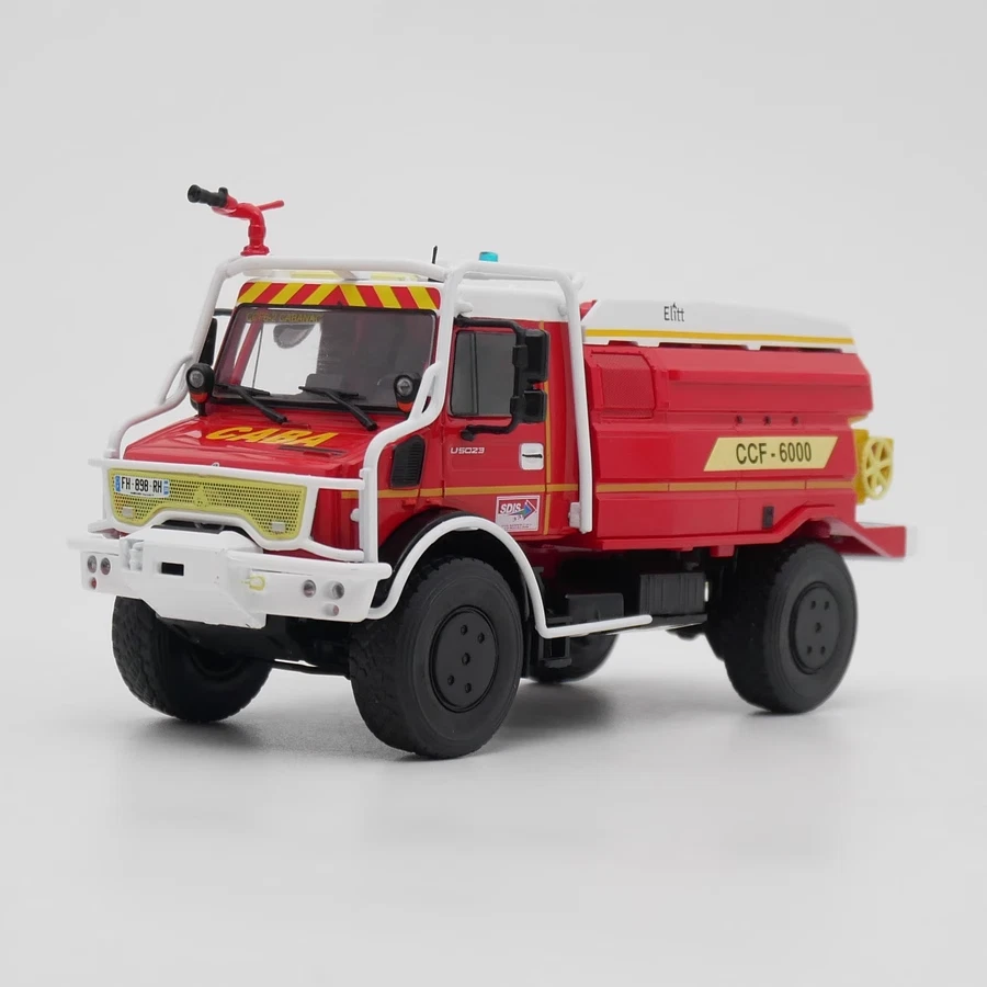 IXO 1:43 Unimog U 5023 - Mercedes French Fire Truck Alloy Model - Image 4 of 4