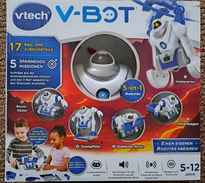 VTech V-Bot 5-in-1 Roboter, Motorisierte Funktionen, 5-12 Jahre
