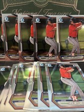 2026 Bowman Chrome Jase Mitchell 12 Card Lot #BCP-12 Houston Astros 1st Bowman