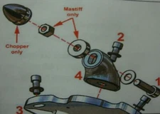 BIG DOG MOTORCYCLES SPIKE ENGINE MOUNT NUT 2006-07 CHOPPER & MASTIFF 2008 MUTT