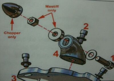 BIG DOG MOTORCYCLES SPIKE ENGINE MOUNT NUT 2006-07 CHOPPER & MASTIFF 2008 MUTT