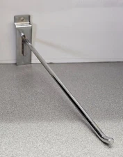 Slat Wall 10" Slot Hooks Lot of 25 Channel Hooks Hangers