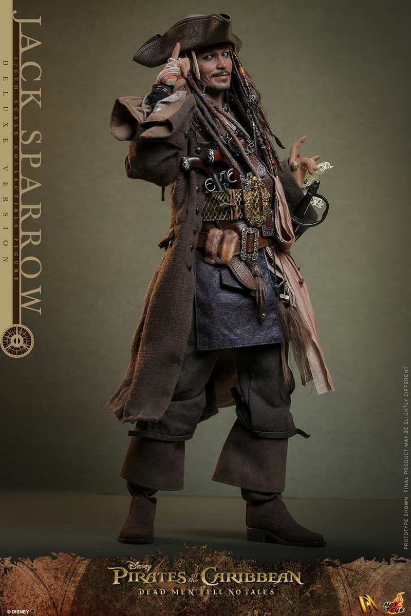 Hot Toys Pirates of the Caribbean DX38 Jack Sparrow Deluxe 1/6
