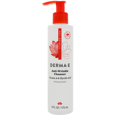 Derma E, Anti-Falten-Reiniger, Vitamin A Glykolsäure, 6 flüssige Unzen (175 ml)