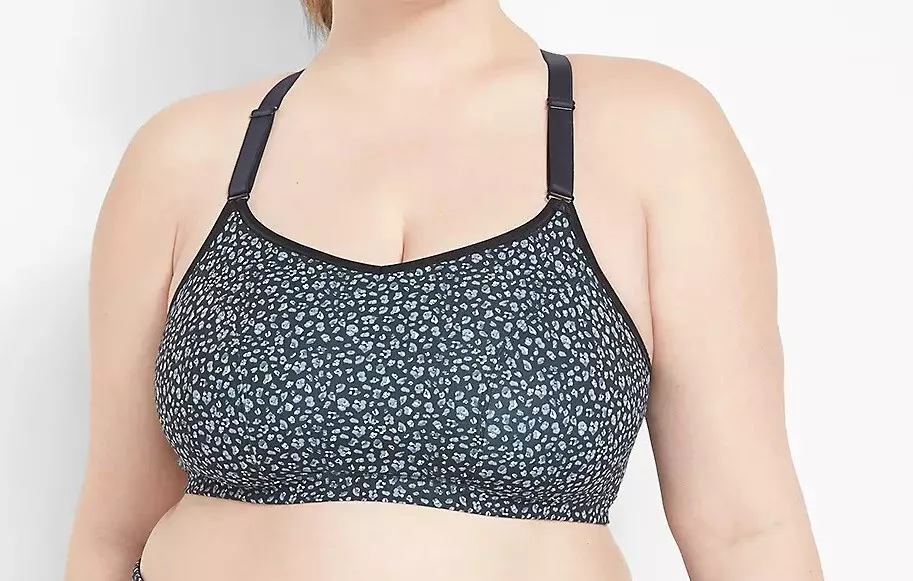 LIVI Active Lane Bryant Soft Low-Impact No Wire Sports Bra 26/28