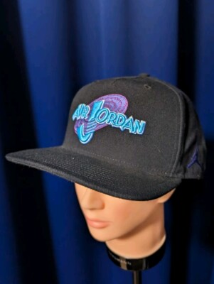Rare Vintage Nike Air Jordan Space Jam Cap Snapback 90s Käppi Looney Tunes MJ 23