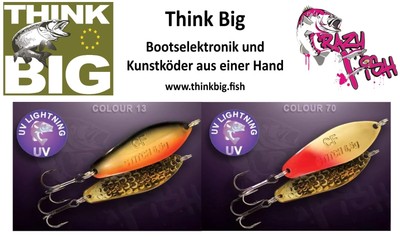  Crazy Fish Stitch 6,5 gr, Länge 43 mm, Blinker für Forelle, Barsch, Hecht & Co 