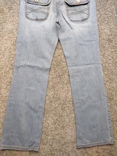 Vintage Aeropostale Jeans Womens 7/8 REG Chelsea Skinny Bootcut FLAP Y2K Punk - Picture 13 of 15
