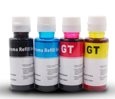 HP DeskJet GT Series Compatible 4pk Ink Black Cyan Yellow Magenta