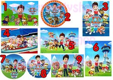 Cialda - Ostia per torte Paw Patrol Formato grande A3 cm. 42x29 o 28 cm.diametro