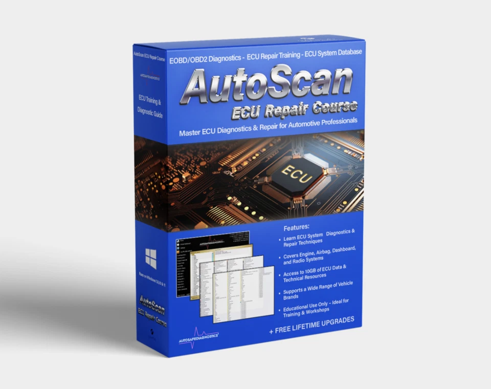 Autoscan ECU Repair & Diagnostic Training Guide - Educational Software + Cable - Image 2 of 4