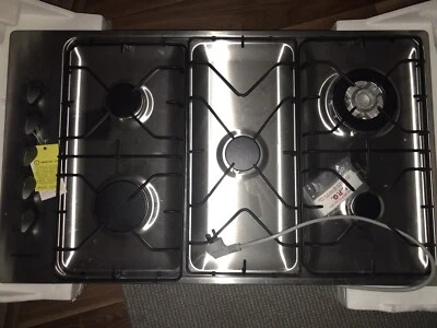 Six Burner Stainless Steel Gas Shelf Top Cooker With Electric