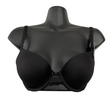 Maidenform Bra Womens 36DD Black Perfect Lift Push Up Convertable Bra SE1186