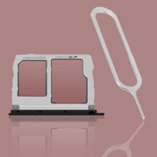 Portable SIM and Memory Card Tray Holder + Card Ejection Pin F LG K40 LM-X420MM