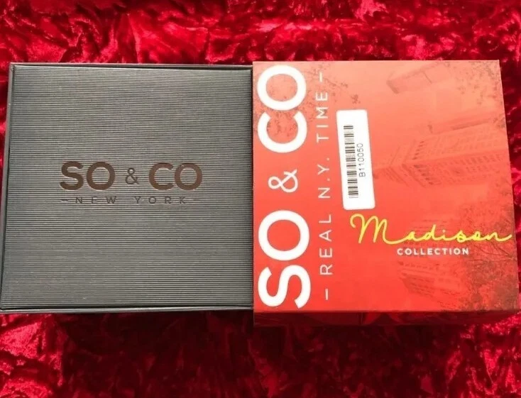 So & Co N.Y Crystal Studded Rose Bracelet, Crystal Flower Themed Wht. Dial Watch - Image 3 of 4