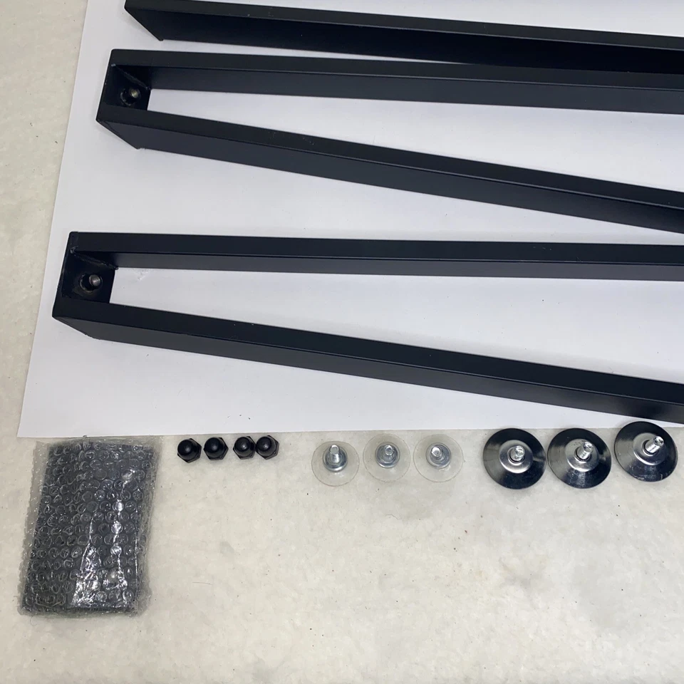  Modern Table Base 28" Metal Coffee Table Legs with Suction Cups, Desk  - Image 3 of 4