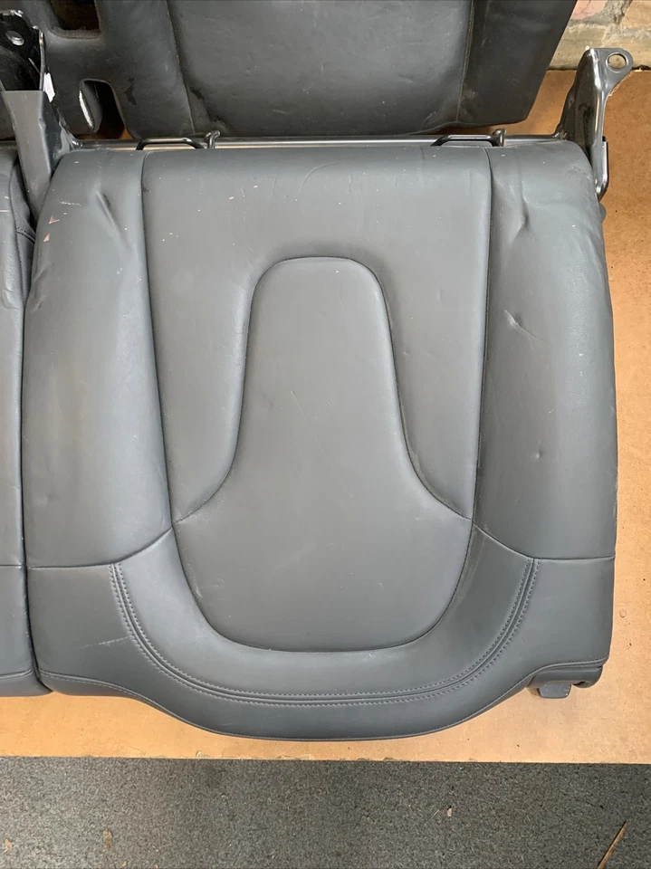 2008-2015 AUDI TT QUATTRO Rear Seat Set Black Leather 8J8885375 OEM - Image 4 of 4