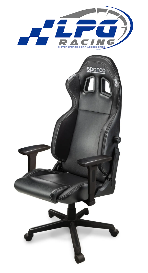 SEDIA SEDILE POLTRONA UFFICIO SPARCO PELLE 00998NRNR sedile NERO