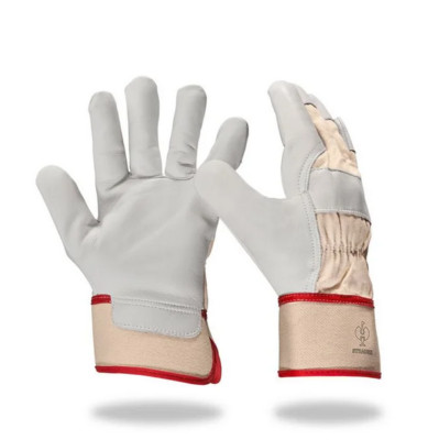 Engelbert und Strauss Rindvollleder Handschuhe Arbeitshandschuhe Leder Gr. 11